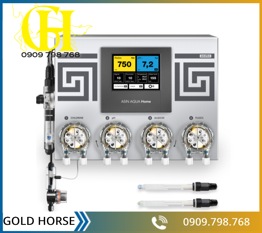 Hệ thống đo lường, kiểm soát và định lượng nhỏ gọn cho pH / ORP hoặc pH / clo