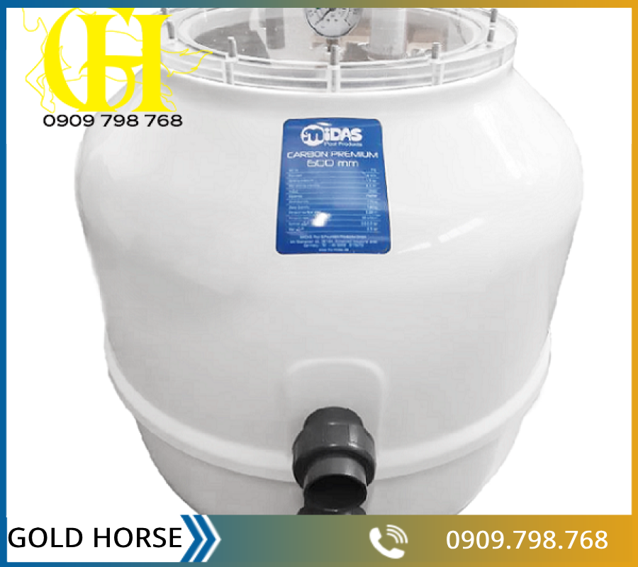 Bình lọc cát MIDA.Carbon Premium GRP filter